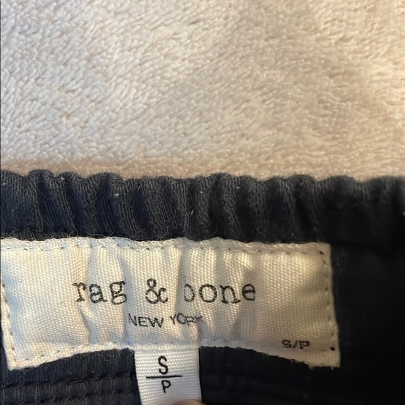 Rag & Bone Navy Loose Fit Denim Joggers Pants - Picture 2 of 11